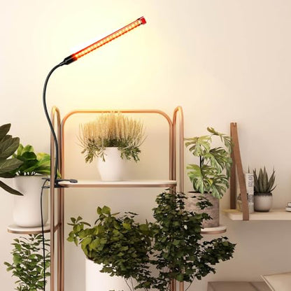 2Pack Small Clip Grow Lights for Indoor Plants, Bonsai - size: 1 Tube-Clip(2 Pack)
