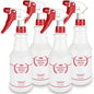Uineko Empty Spray Bottles, Heavy Duty Sprayer, Mist & Stream, 4 Pack 16 Oz - size: 16 Oz, 4 Pack