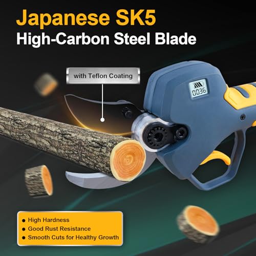 40mm 1.6inch Cordless Electric Pruning Shears for Orchard Pruning - style: PR-E40