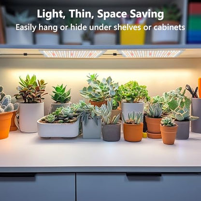 Garpsen Plant Light, 882 LEDs Full Spectrum 6000K Grow Light Panel, 6Panels - size: 6Panels