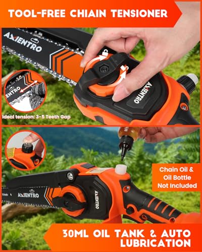 4-in-1 Pole Saw & Pruning Shears - color: Vivid Orange