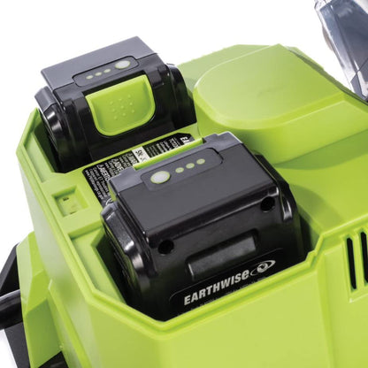 Earthwise TC722011 11" 2x20V Cordless Electric Garden Tiller Cultivator - style: 11-Inch 2x20-Volt Cordless