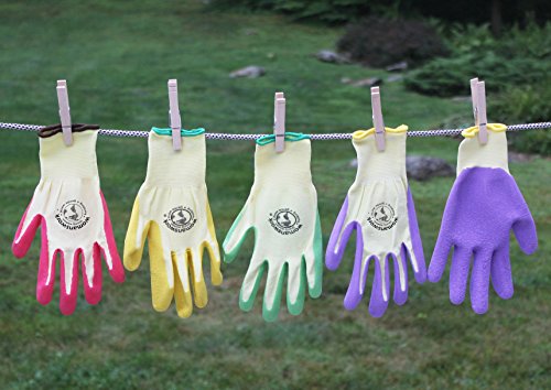Womanswork Weeding Glove, Purple, Large - color: Purple, size: Large