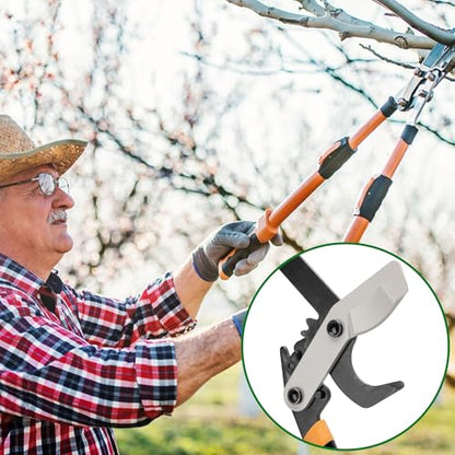 Adnee 3 Pcs SK5 Steel Lopper Replacement Blade-Bypass Lopper Blade for Tree Trimming-Replacement Blades Garden Tools Fit for PowerGear2 - color: 3 Pcs-silver