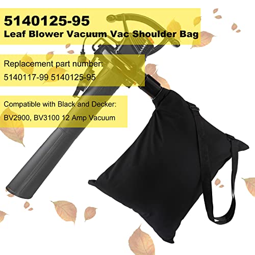 5140125-95 Leaf Blower Vacuum Vac Shoulder Bag for Black & Decker BV3100