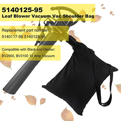 5140125-95 Leaf Blower Vacuum Vac Shoulder Bag for Black & Decker BV3100