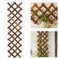 1 PCS Expandable Wood Lattice Fence Panels for Outside - size: 1 Pack