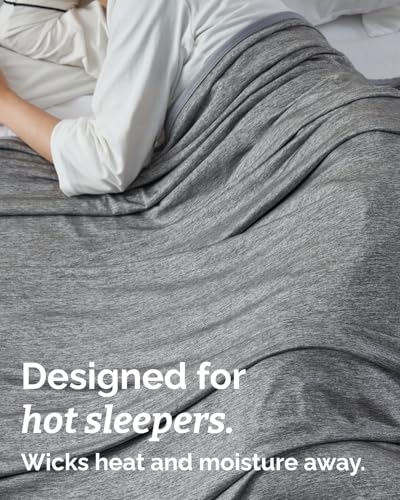 Cooling Blanket for Hot Sleepers - Cold Blanket King - Dark Grey, 90 x 108 - color: 02 - Dark Grey, size: King / Cal King (108" x 90")