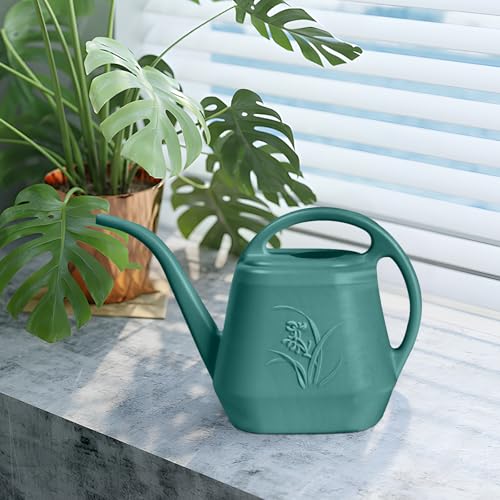 Plastic Watering Can - 1/2 Gallon - Green - color: Green