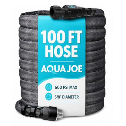 Aqua Joe AJFJ100-58-XT1 New and Improved - Aqua Joe 100-Ft x 5/8-Inch FiberJacket Garden Hose - size: 100-foot