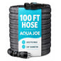 Aqua Joe AJFJ100-58-XT1 New and Improved - Aqua Joe 100-Ft x 5/8-Inch FiberJacket Garden Hose - size: 100-foot