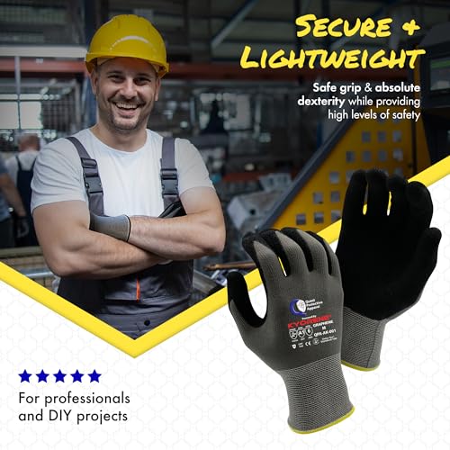 Quest Cut Resistant Work Gloves, ANSI A1, Medium, Pack of 3 - size: Medium