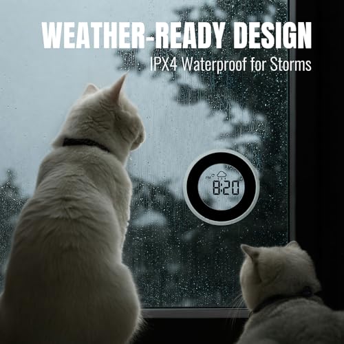 Raddy WT-2 Window Thermometer, Barometric Pressure & Forecast