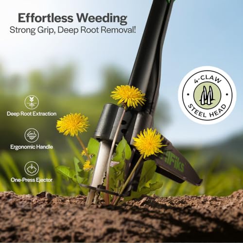 WilFiks Manuel Weed Puller Tool (Metal) - size: X Large