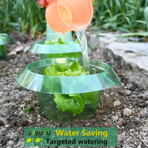 10 Pack Slug Collars for Plants - color: Green 10 PCS