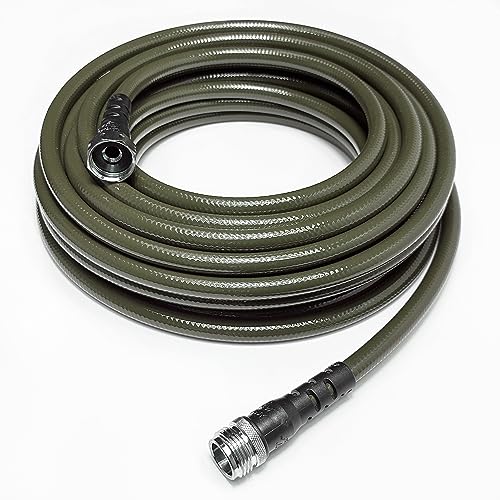 Water Right Polyurethane Garden Hose, 50 Ft, Non-toxic, 7/16” ID, Olive - color: Olive, size: 50-Foot