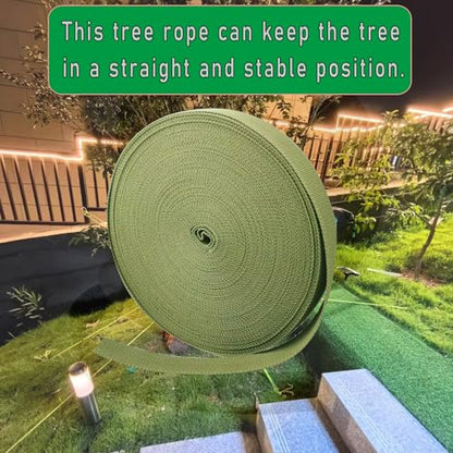 1 Roll 65.6 Feet Tree Tie for Plant Support Garden Strap 1 Inch Width Staking and Guying Material 1,800 Lbs Strength (Coffee) - color: Coffee