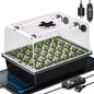 Hon&Guan 30-Cell Seed Starting Kit with Heat Mat and LED Grow Lights - size: 1 Pack