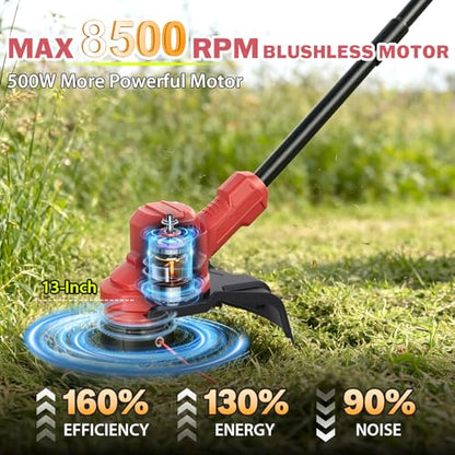 Weed Wacker, 21V Brushless Cordless String Trimmer