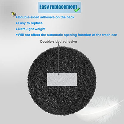 12 Pack Universal Stick-on Trash Can Odor Absorbing Filters Refills - style: Round