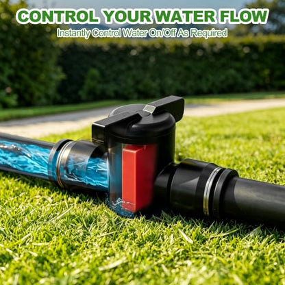 40PCS 5/16" Drip Irrigation Fittings, Quick Connect Drip System Parts - size: 40PCS 5/16" Connector Set