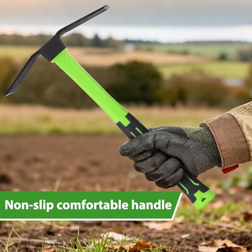 Garden Hand Hoe and Cultivator Rake for Weeding, 1.5lb