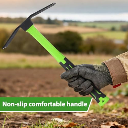 Garden Hand Hoe and Cultivator Rake for Weeding, 1.5lb