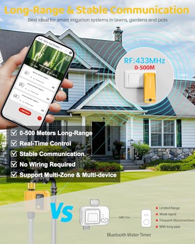 WiFi Water Timer 1 Zone for Garden Hose, 2-Pack - size: 2 Pcs