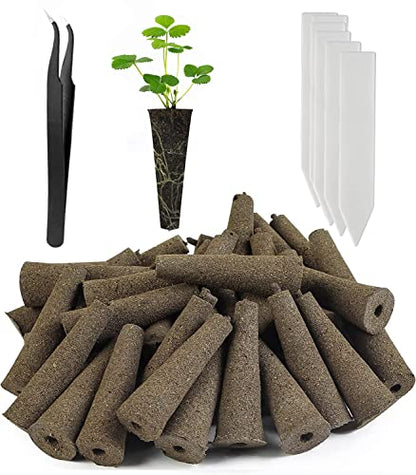 Grow Sponges, Replacement Root Growth Sponges Seed Pods Compatible with AeroGarden, Seedling Starter Sponges Kit for Hydroponic Indoor Garden System (40pcs Set) - size: 40pcs