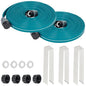 LINEX Sprinkler Soaker Hose 25ft x 2, Garden Lawn Watering Hose with Stakes - size: 50FT(25FT*2pack)