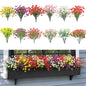 Artificial Flowers 24 Pcs, Multiple Styles with Monkey Grass & Eucalyptus - color: 6 Colors Monkey Grass + Eucalyptus