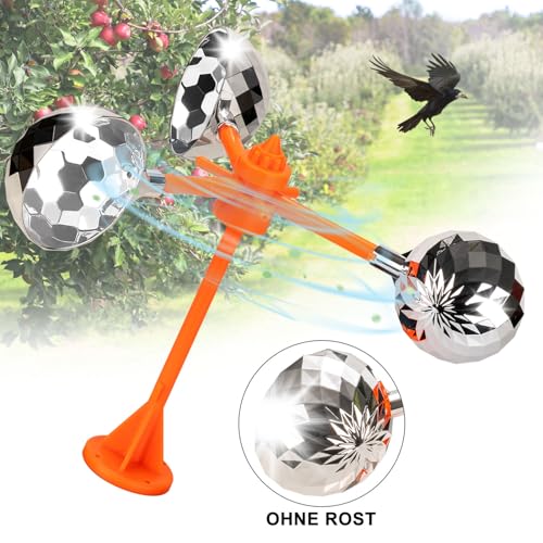 Bird Scare Reflective Device Bird reflectors to Keep Birds Away - color: Orange