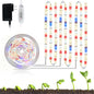 10Ft LED Grow Strip Lights Full Spectrum 120 LED with Timer for Indoor