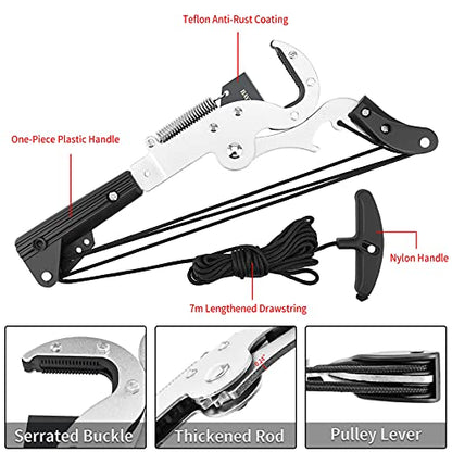BAYTORY Extendable Tree Pruner Shears Head and Saw without Pole