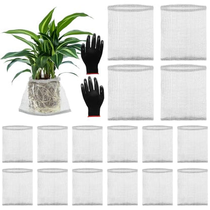 16 Pcs Gopher Baskets 1 Gallon Root Guard Proof Stainless Wire Steel Trap - size: 9"X10"-16 Pack