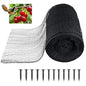 Bird Netting 3/8 Inch Mesh, 20 x 30 FT, HDPE, Rip-Resistant, Black - size: 20' x 30'
