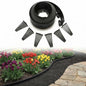 Landscaping Edging, No-Dig Flexible Plastic Border for Yard Flower Bed, 33FT - size: 4IN *33FT
