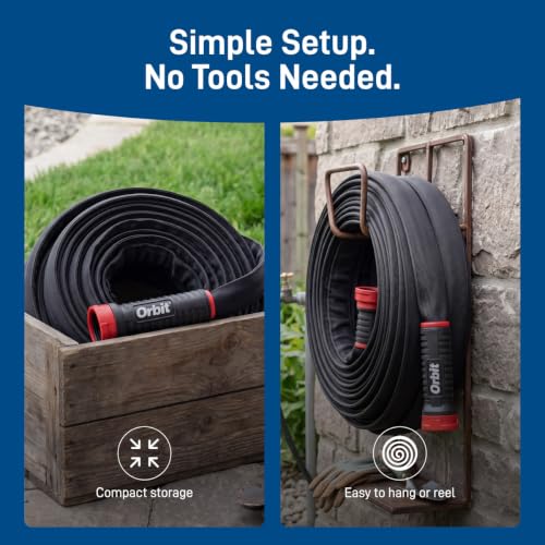 Orbit Pro ExoJacket Heavy-Duty Water Hose, 100 ft. x 5/8 in - 22130 - size: 100 Ft, style: Pro ExoJacket