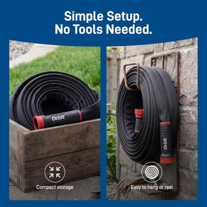 Orbit Pro ExoJacket Heavy-Duty Water Hose, 100 ft. x 5/8 in - 22130 - size: 100 Ft, style: Pro ExoJacket