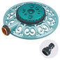 Melnor 65101-AMZ Sprout Metal 8-Pattern Sprinkler and QuickConnect Product Adapter Amazon Bundle, Gooseberry Green - color: Gooseberry Green