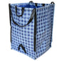 DURASACK Heavy Duty Home and Yard Bags, Gingham Blue - color: Gingham Blue