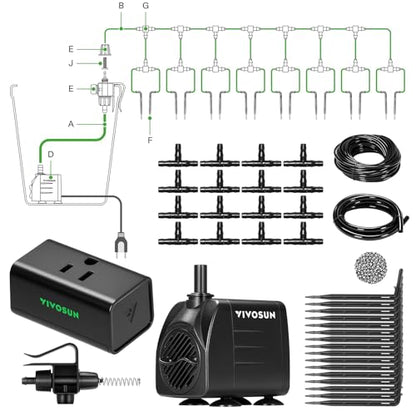 VIVOSUN Automatic Drip Irrigation Kit, Smart Watering System - style: Smart Drip Irrigation