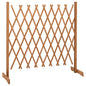 Gecheer Garden Trellis Fence, Expandable Design Solid Firwood Panel, 70.9in x 39.4in, for Garden Border and Climbing Plants Support