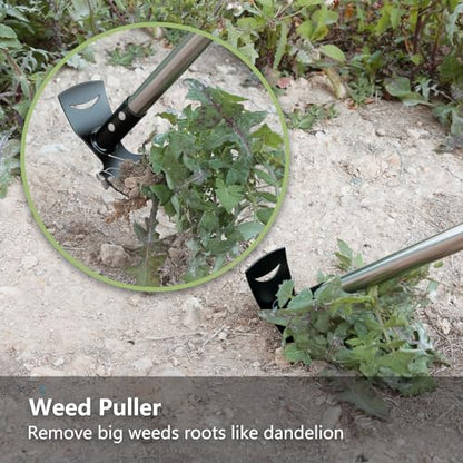 Mitclear Weed Puller Tool with Long Handle(58IN) for Garden Yard