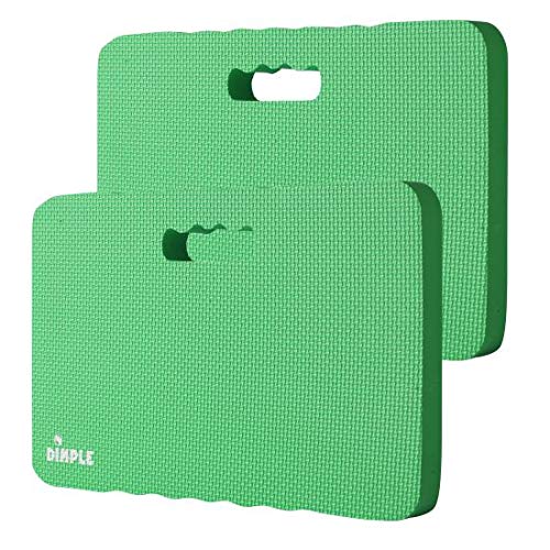 Dimple 2 Set Kneeling Pad, High Density Thick Foam Comfort Kneeling Mats - color: Green, size: 2 Pack