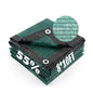 Cool Area Sun Shade Cloth with Grommets for Garden, 55% 8x10ft, Dark Green - color: 55% Shade-Dark Green, size: 8FTx10FT