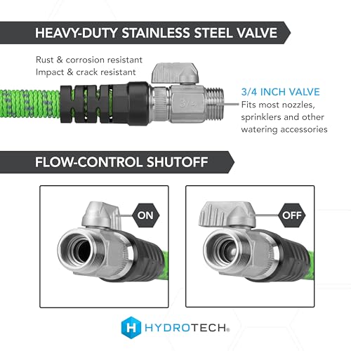 HydroTech Pro Series 50 ft Max Flow Garden Hose, 3/4 in Diameter - size: 50 Feet