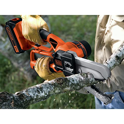 BLACK+DECKER 20V MAX* Alligator Lopper Cordless Chainsaw, Tool Only (LLP120B) - style: 20V Lopper (Tool Only)