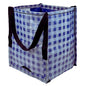 DURASACK Heavy Duty Storage Tote Bag 22-Gallon, Gingham Blue - color: Gingham Blue, size: Single