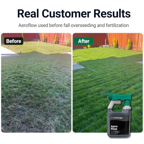 Aeroflow Liquid Lawn Aerator - Soil Loosener for Compacted Clay - 32 oz